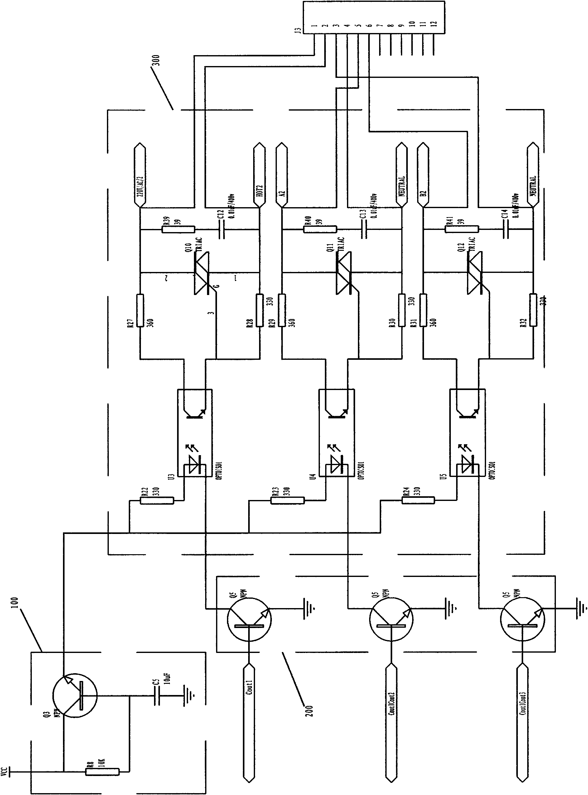 Anti-jamming motor drive circuit