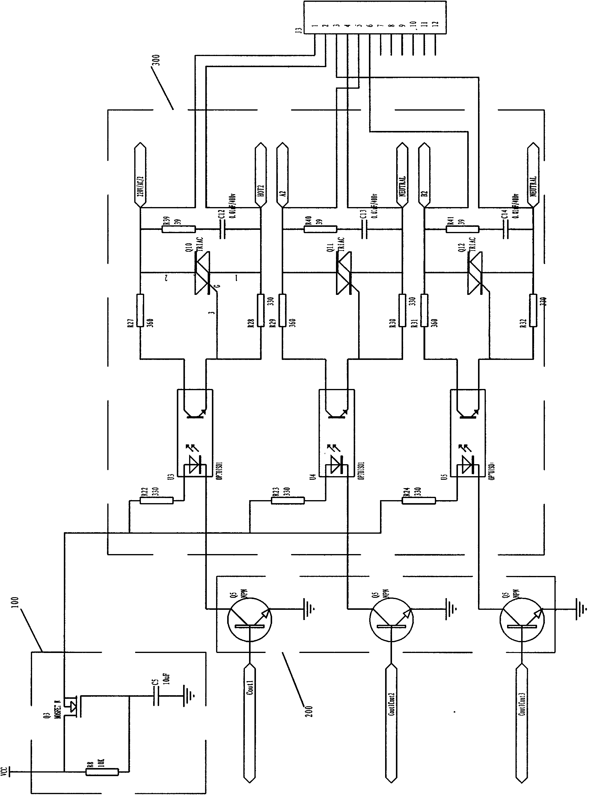 Anti-jamming motor drive circuit