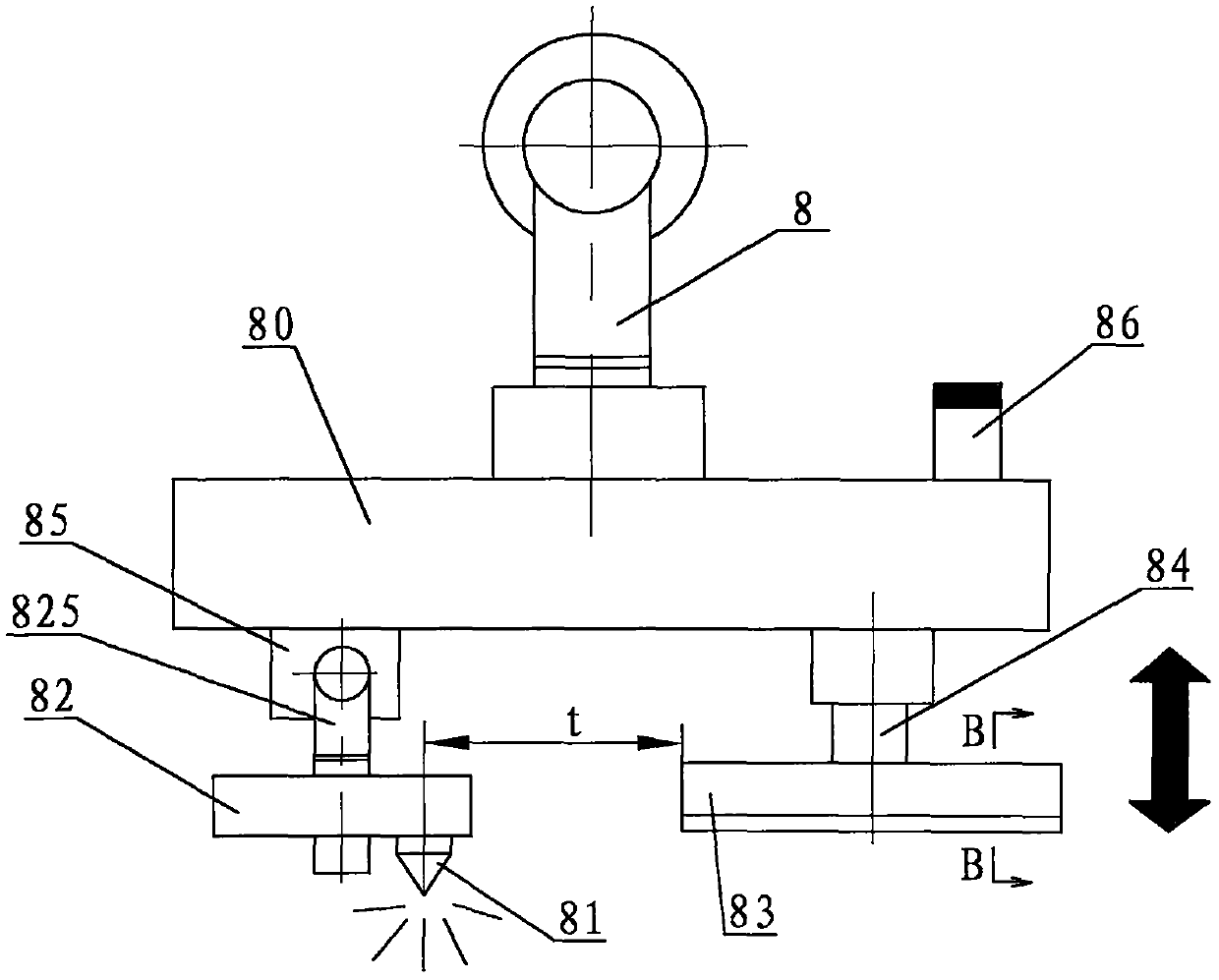 A robot continuous automatic painting equipment for large workpieces