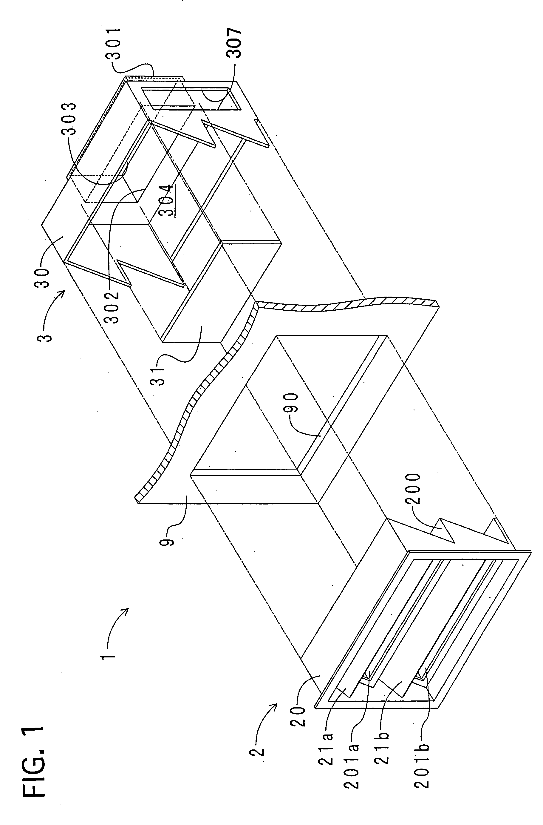 Ventilation duct for vehicles