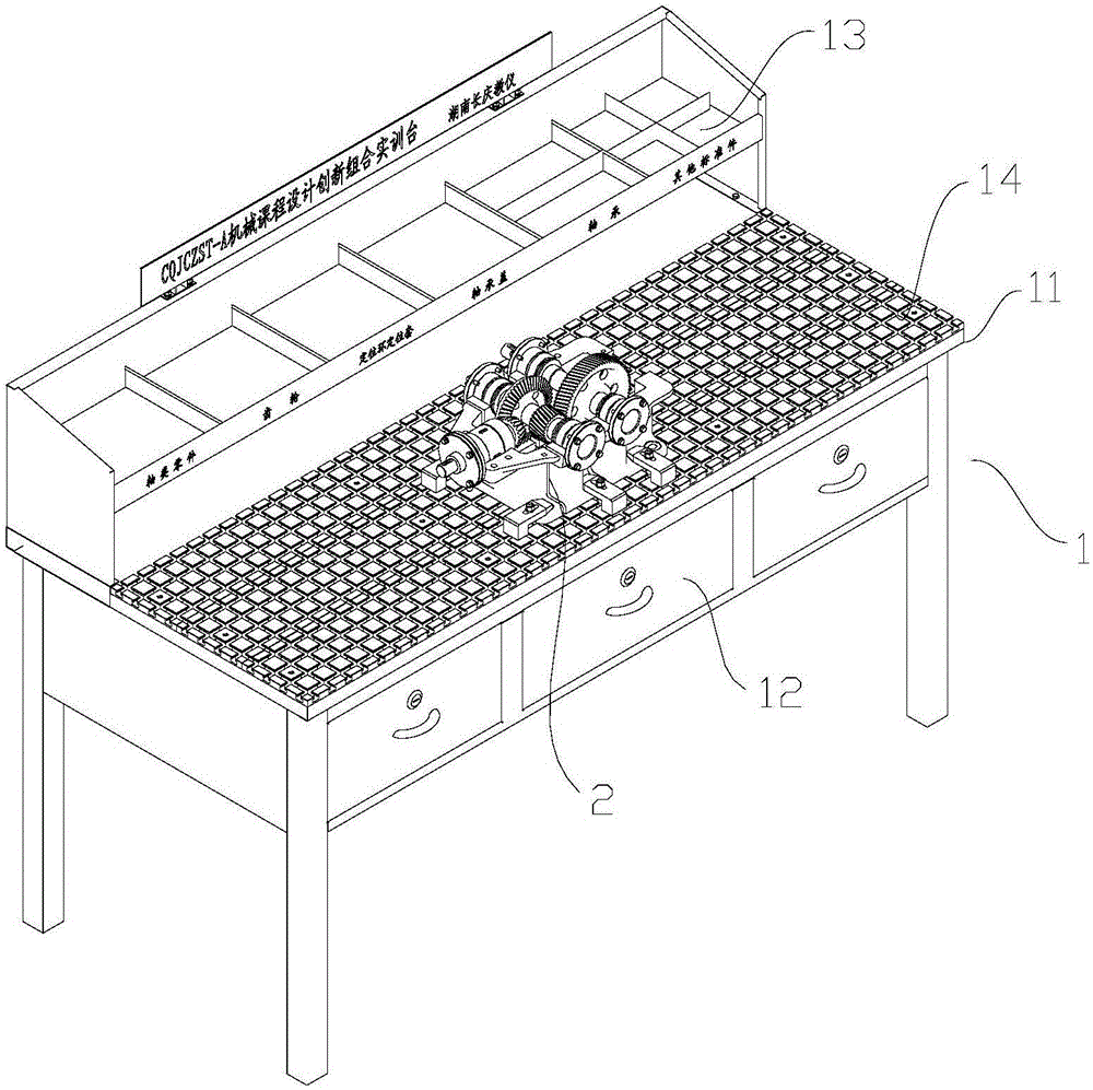 Combined training platform for course exercise in mechanical design and application method of combined training platform