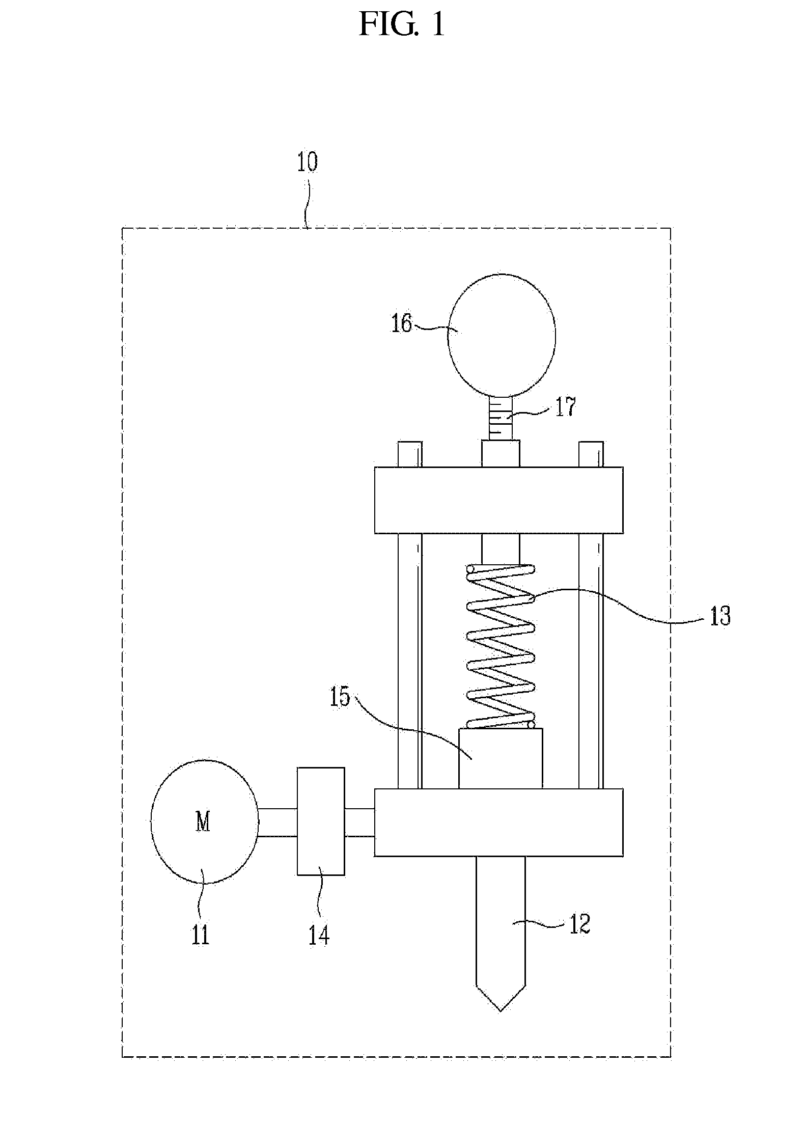 Scratch testing apparatus for performing scratching test while gradually increasing or decreasing load