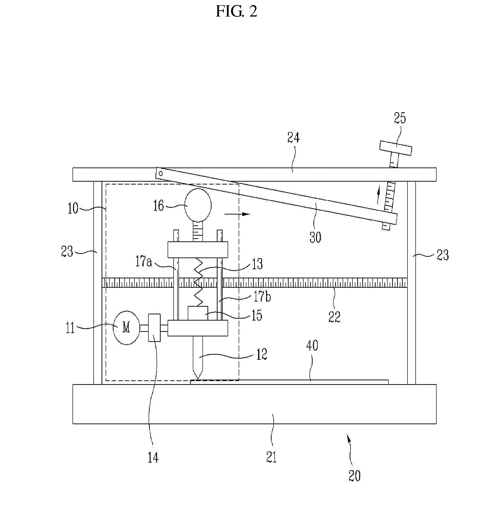 Scratch testing apparatus for performing scratching test while gradually increasing or decreasing load