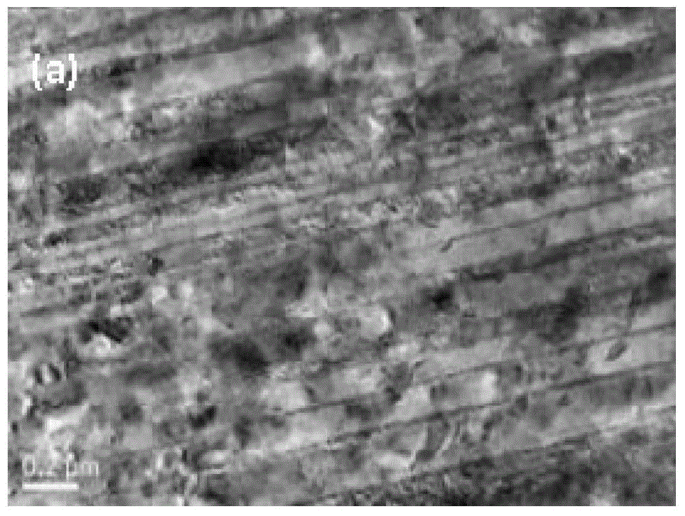 Method for preparing nano-sized twin crystal Cu-Al or Cu-Zn alloy