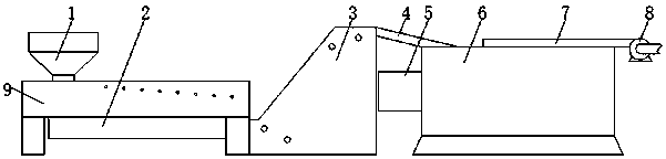 Cleaning device for wear-resistant steel ball production