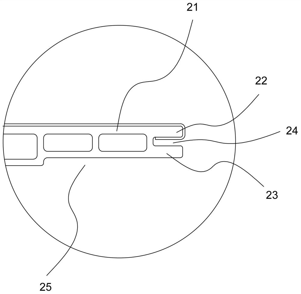 Double-female-port ultrathin hollow stone-plastic wallboard assembly and installation method thereof