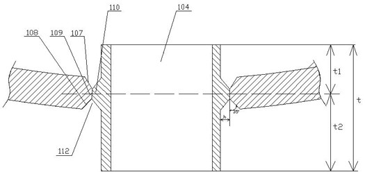 Welding process for tower door frame