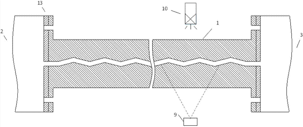 Printed circuit board heat exchanger channel flow field visualization device