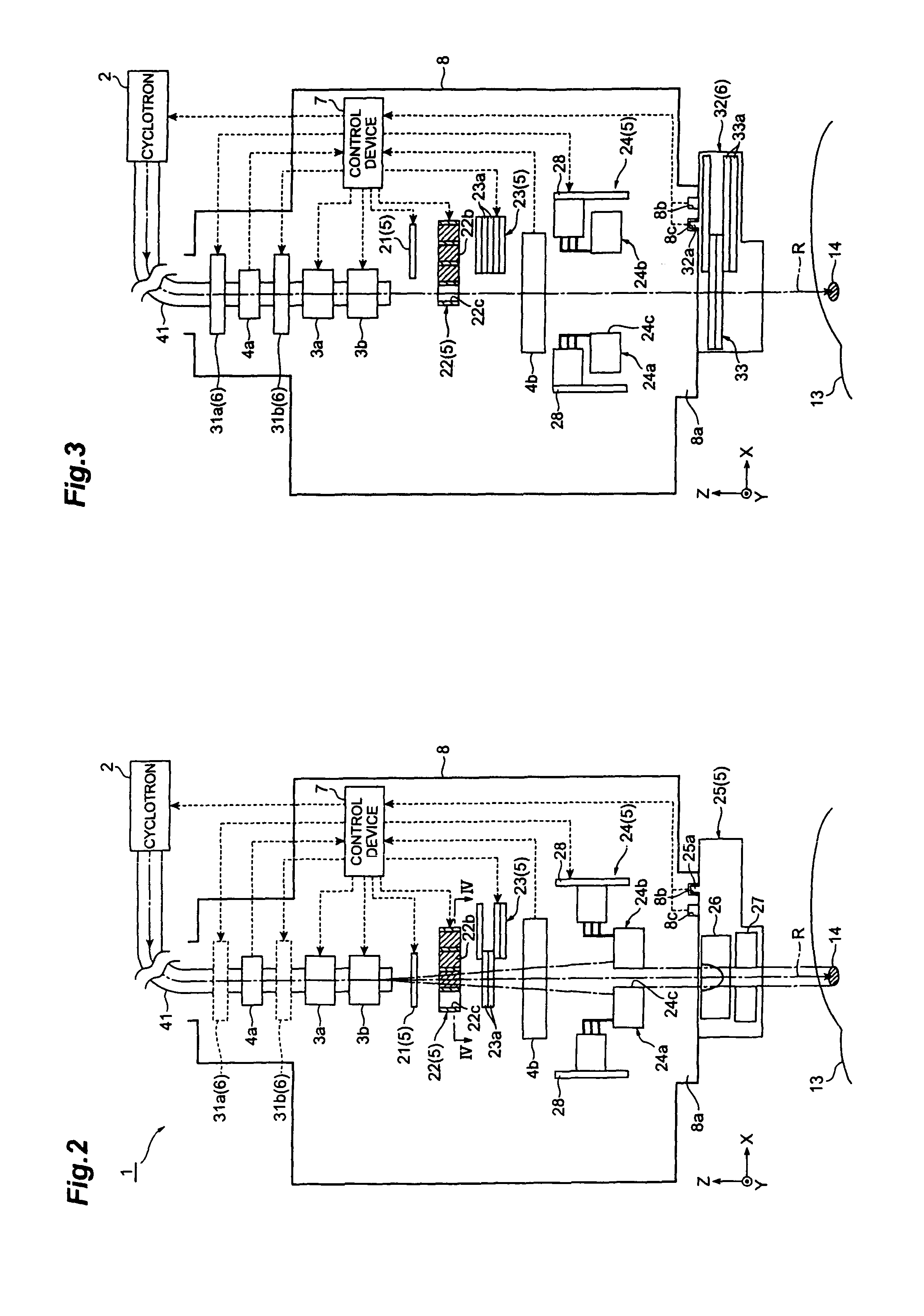 Charged particle beam irradiating apparatus