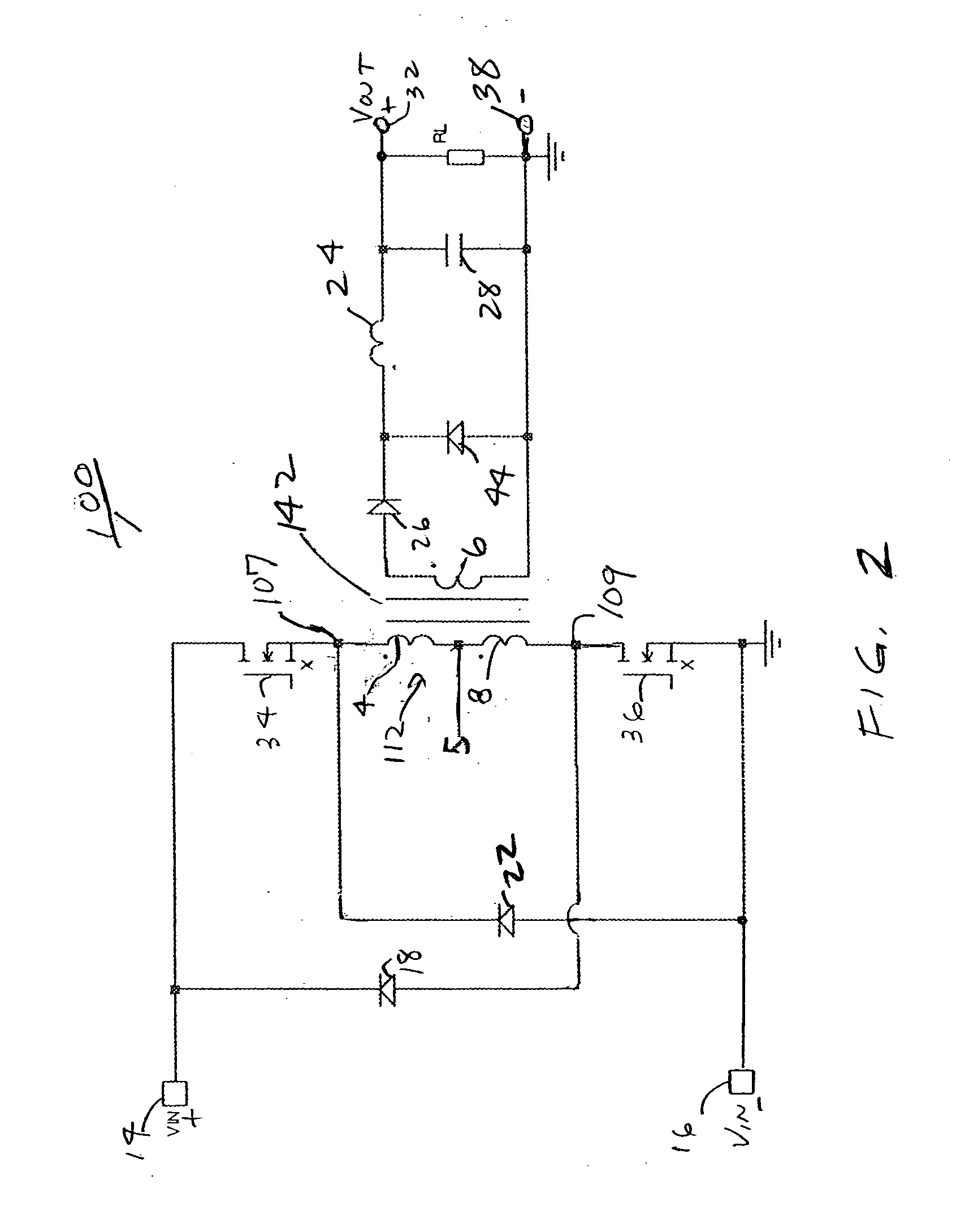 Low noise planar transformer