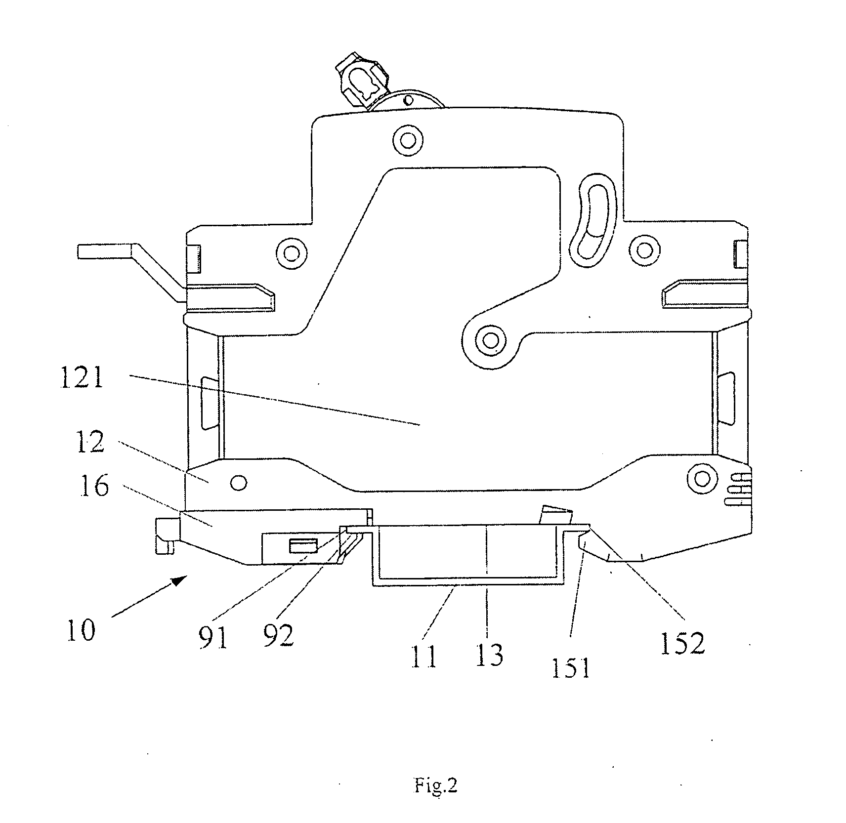 Mounting and fixing apparatus for analog-to-digital electrical equipment