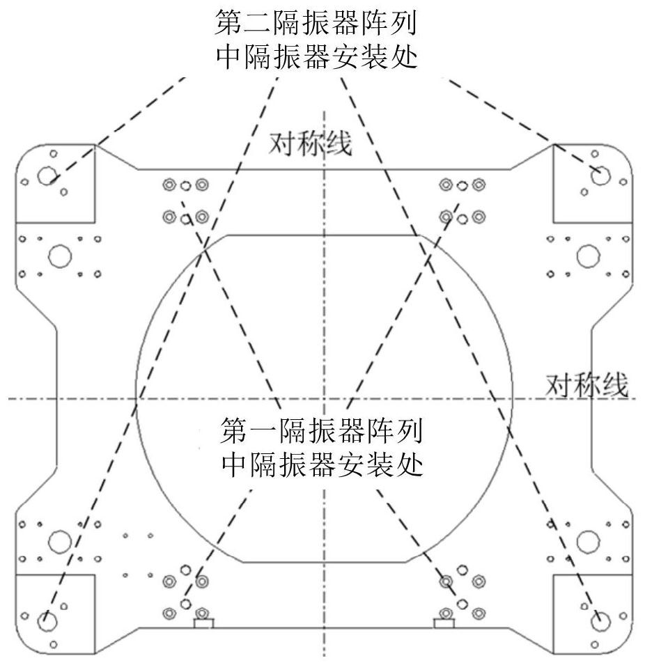 Vibration isolation device suitable for satellite control moment gyroscope