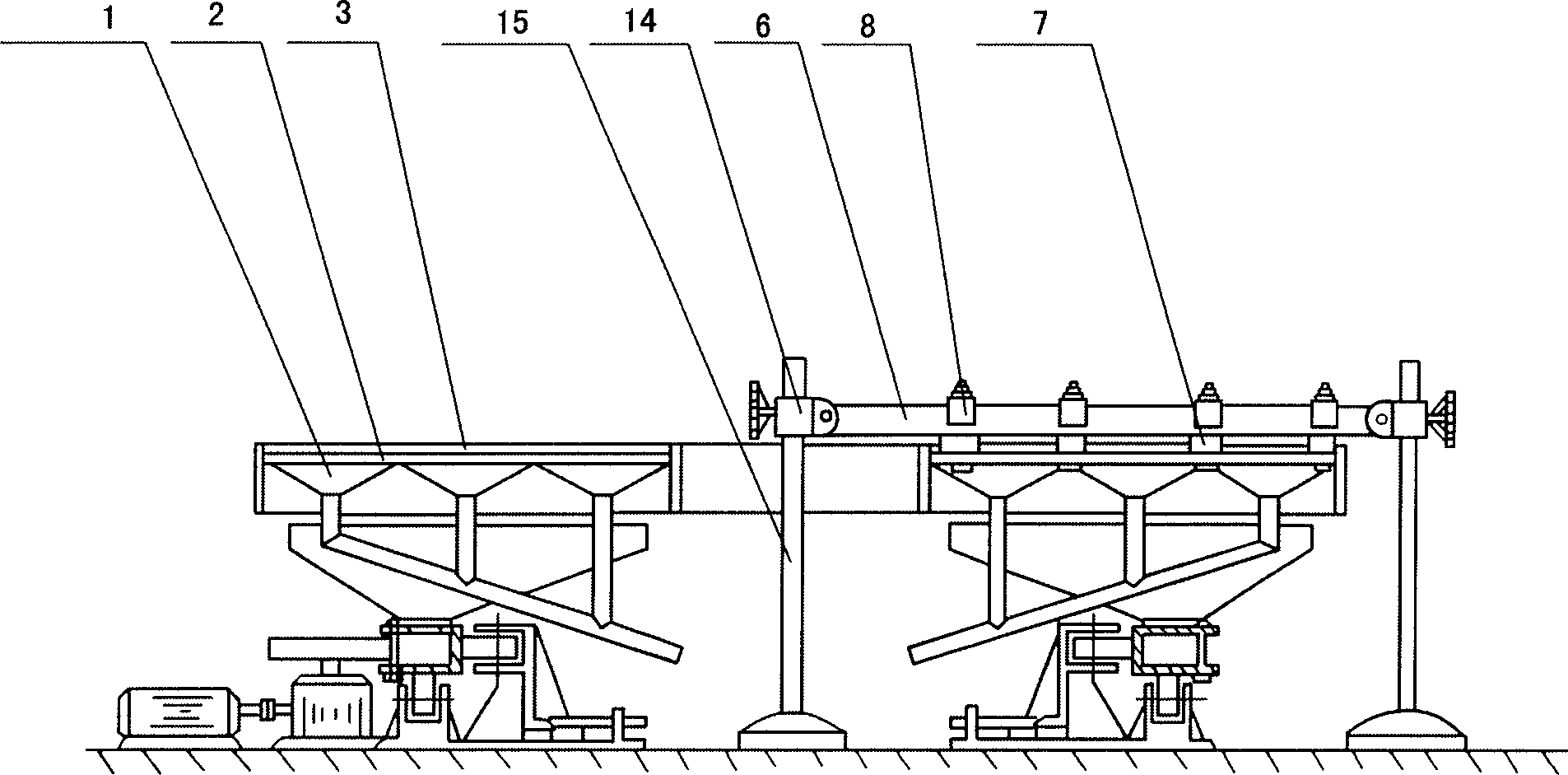 Method and unit for levelling filter disc assembly of rotary disc vacuum filter