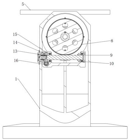 Manual inertial navigation test turntable with high sensitivity