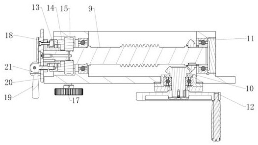 Manual inertial navigation test turntable with high sensitivity