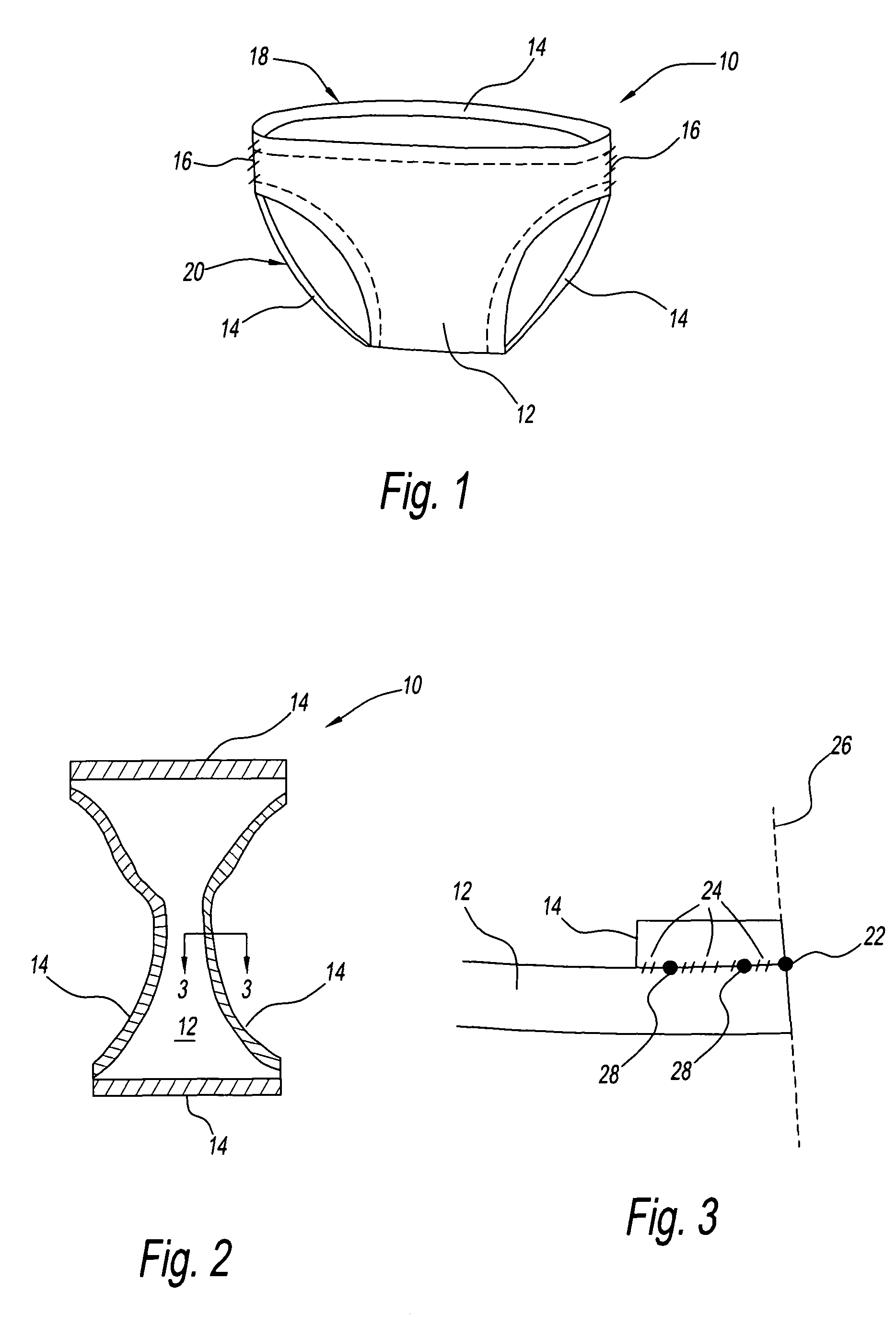 Garments having seamless edge bands and processes for making same