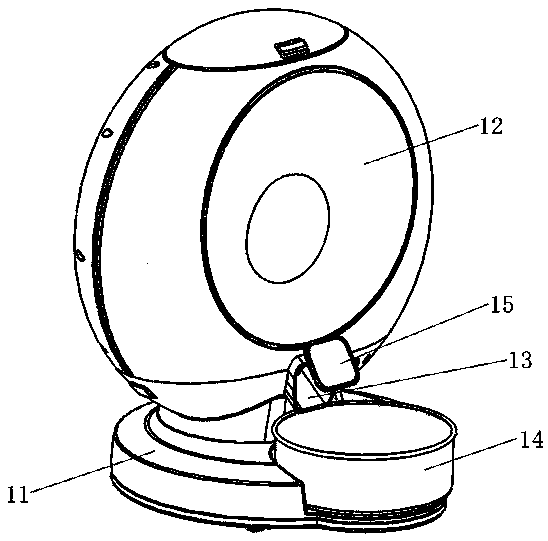 Feeding structure and feeder applying same