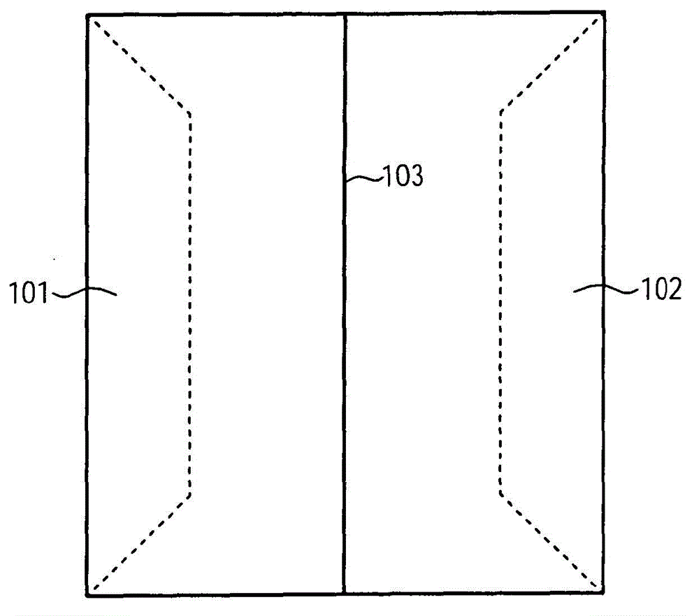 Vacuum cleaner filter bag having a side fold