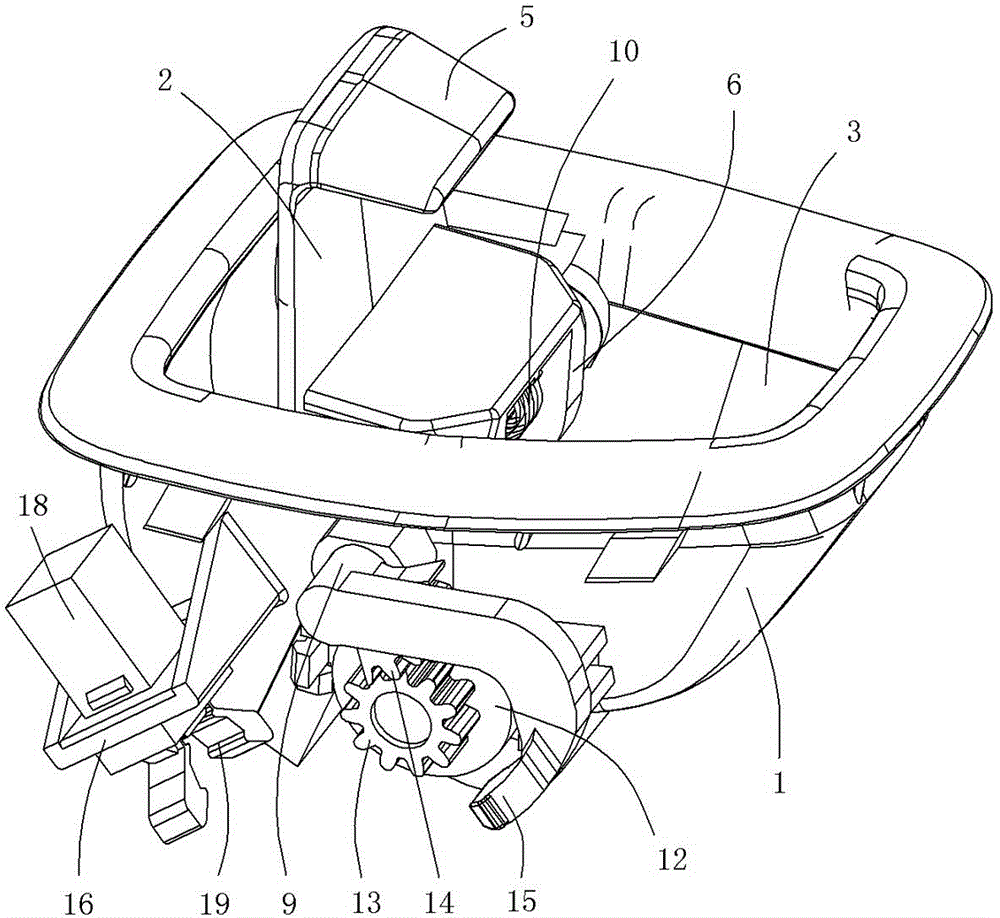 Automobile roof clothing hook