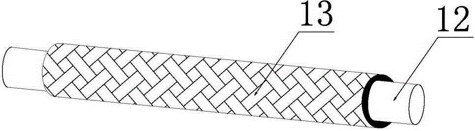 Three-dimensional annular braided composite material tube and mandrel separation system and method thereof