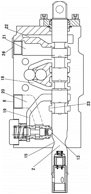 Anti-leakage hydraulic valve for agricultural machine