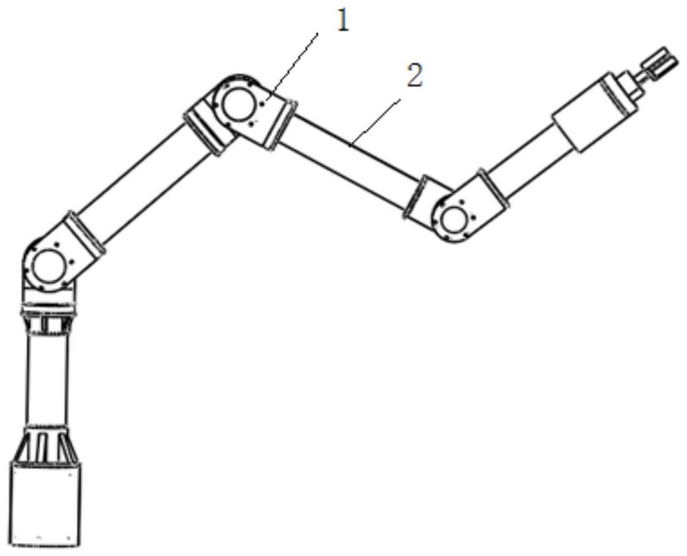 Distributed control method and system for modular robot