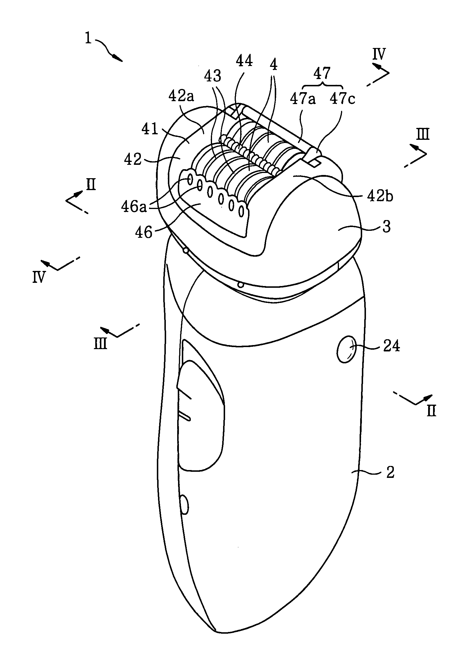 Hair removing apparatus