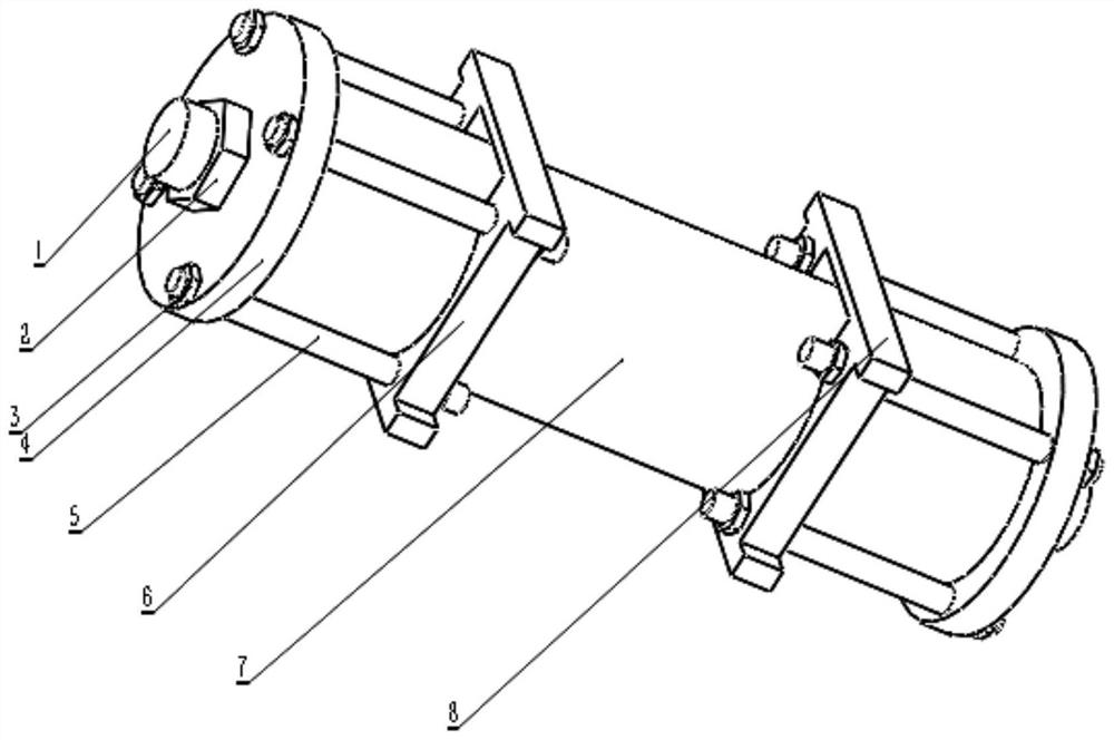 Multi-round thermal cycle test device for thermal production well casing pipe, and using method thereof