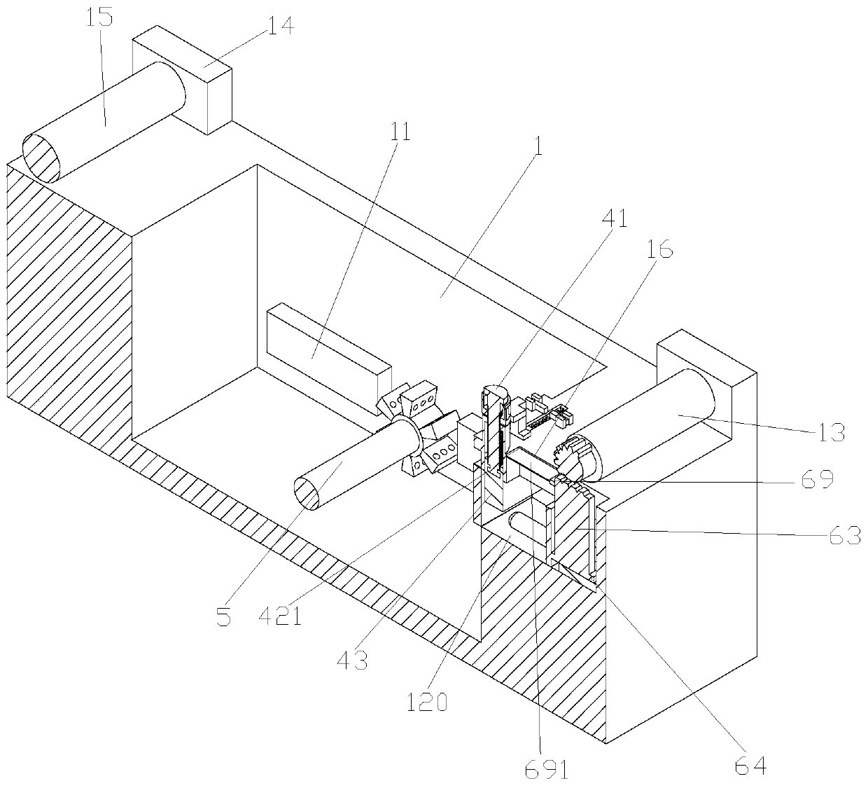 A kind of dipping tank for maintaining the concentration of dye solution