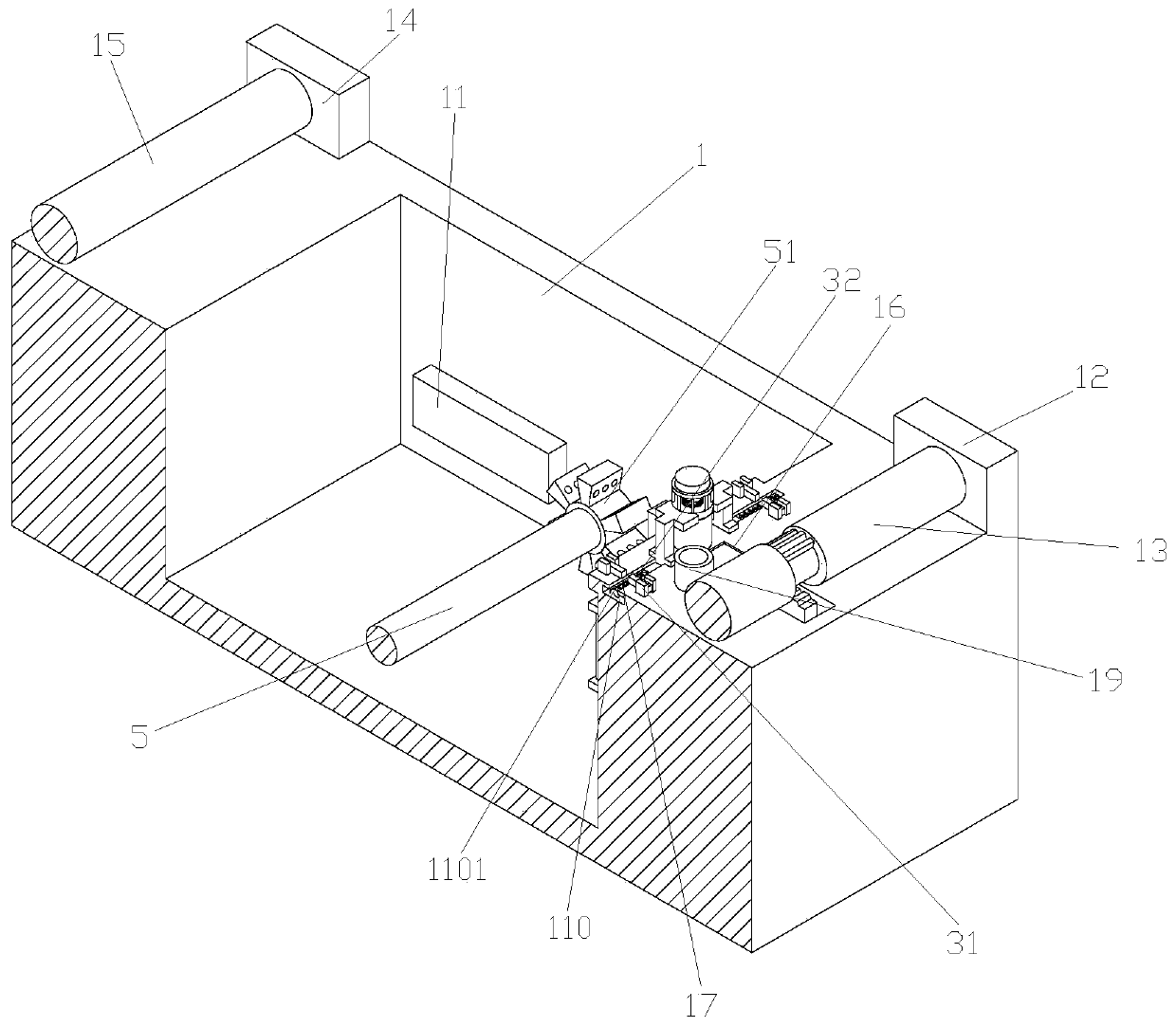 A kind of dipping tank for maintaining the concentration of dye solution