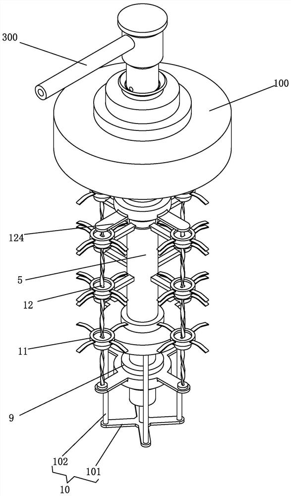 Aerosol valve with one-key stirring mechanism