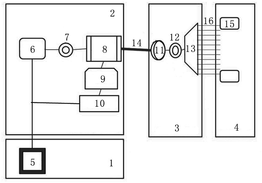 A passive optical fiber network system with adjustable power and its control method