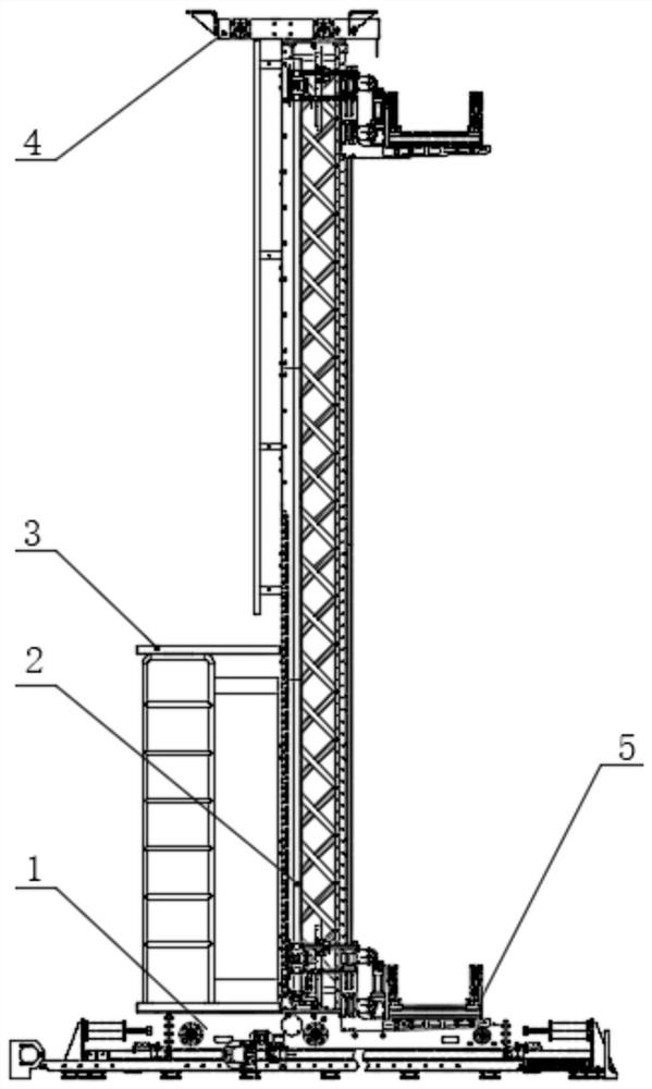 Safe high-speed stacking machine