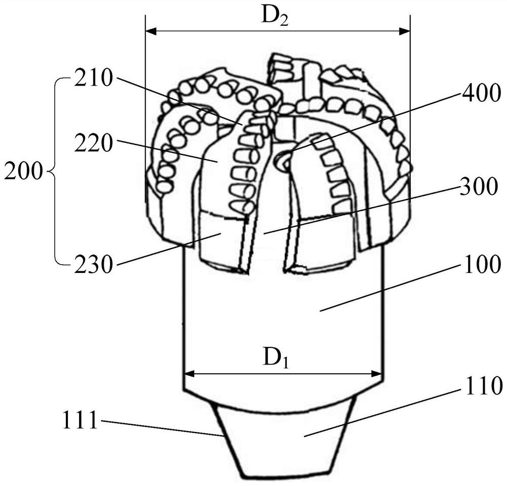 pdc drill bit, method for determining the helical angle of its chip flute, and drilling method