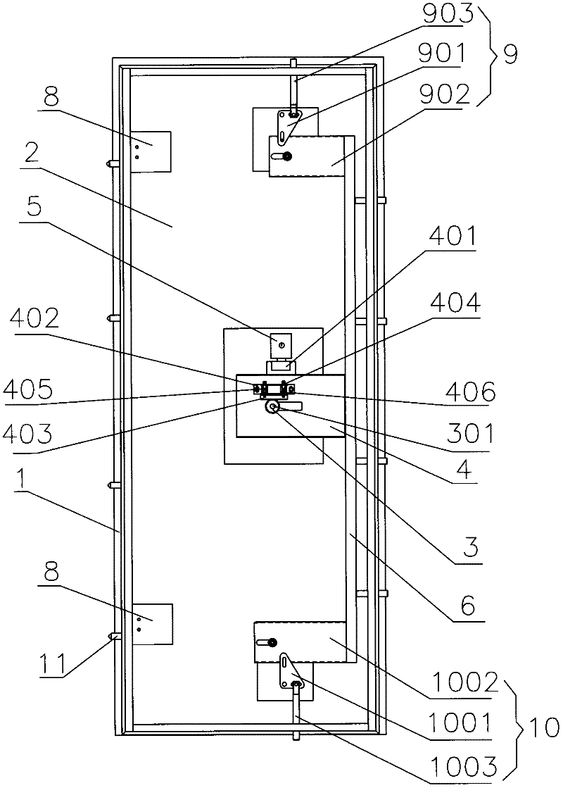 Secure warehouse door