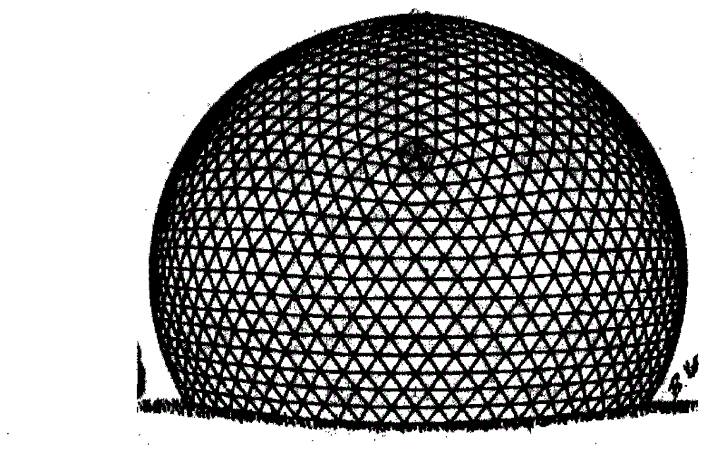 Construction method of large-space metal spherical canopy reticulated shell for equipment storage