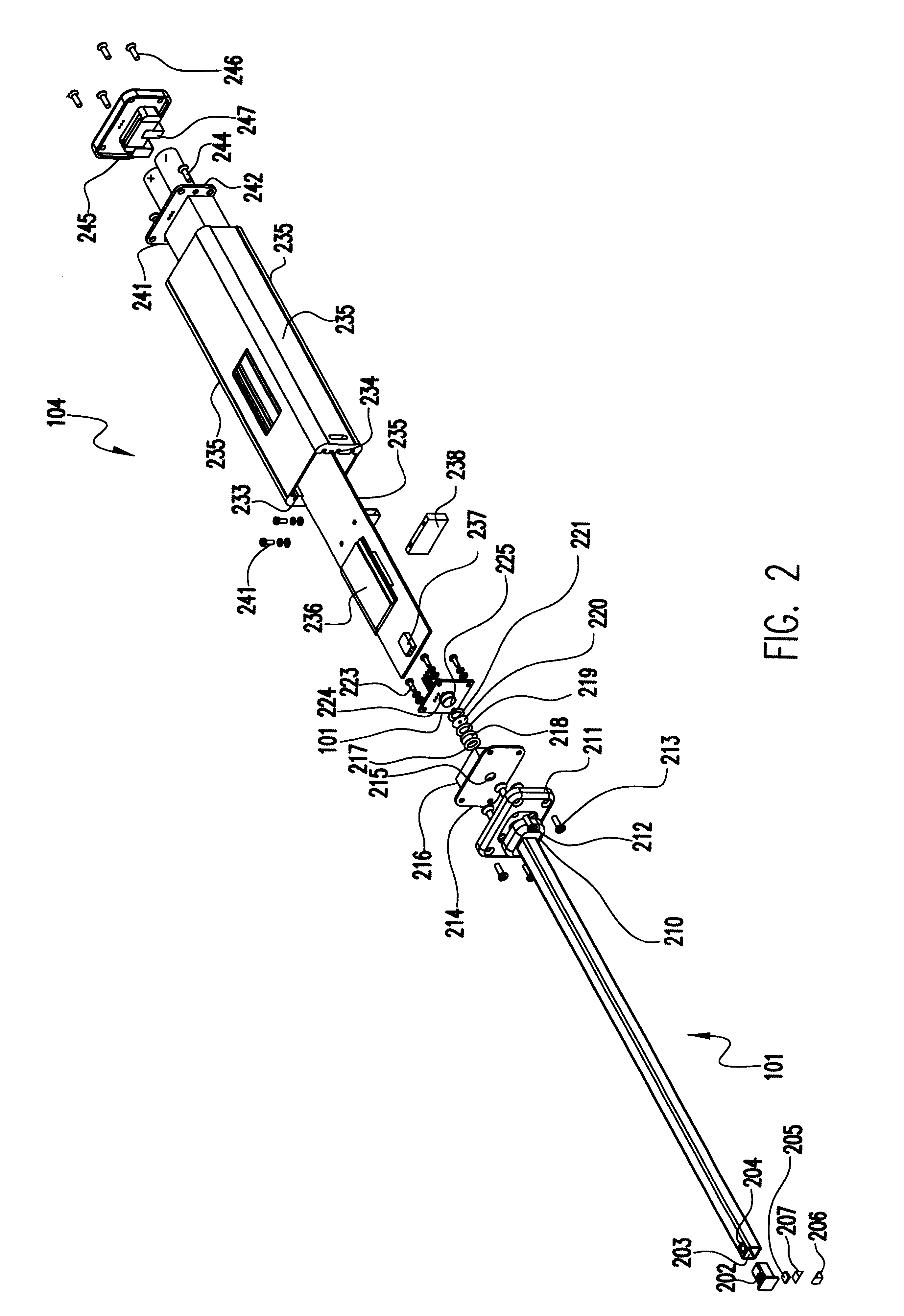 Probe style radiometer