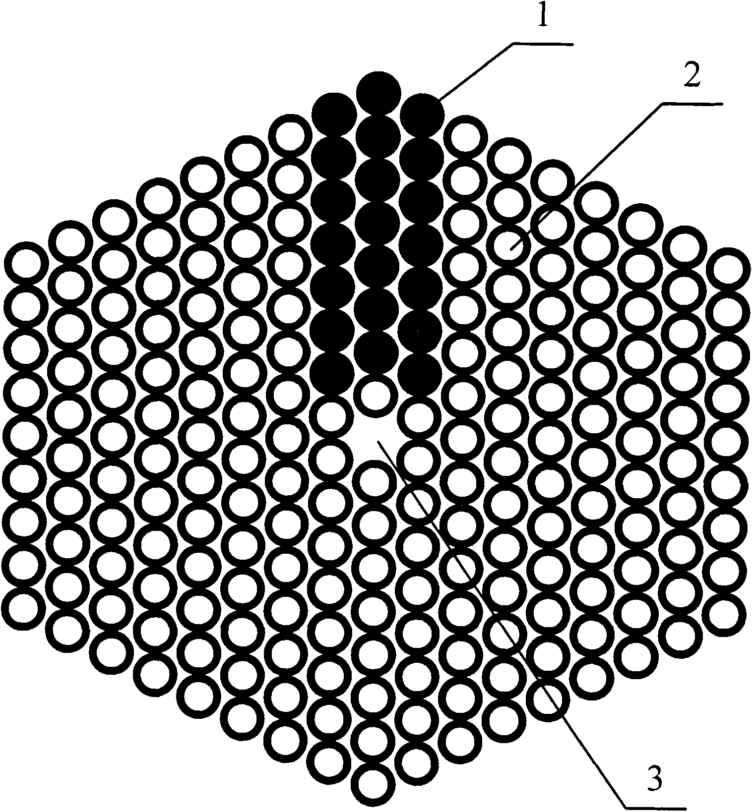 Micro-structured optical fiber for polarization apparatus