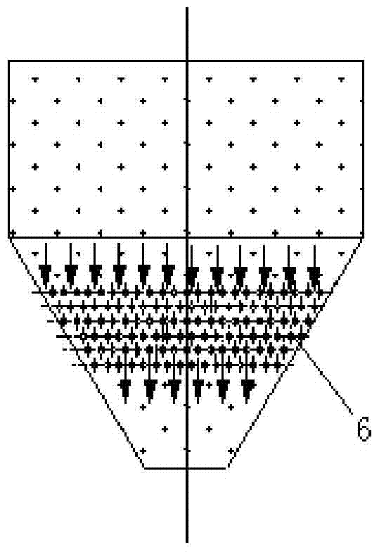 A heating method and device for raw sand