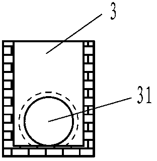 Pipeline type running water culture pond