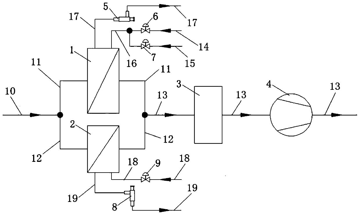 Energy-saving method applied to temperature control and humidity control of air conditioning enthalpy difference laboratory