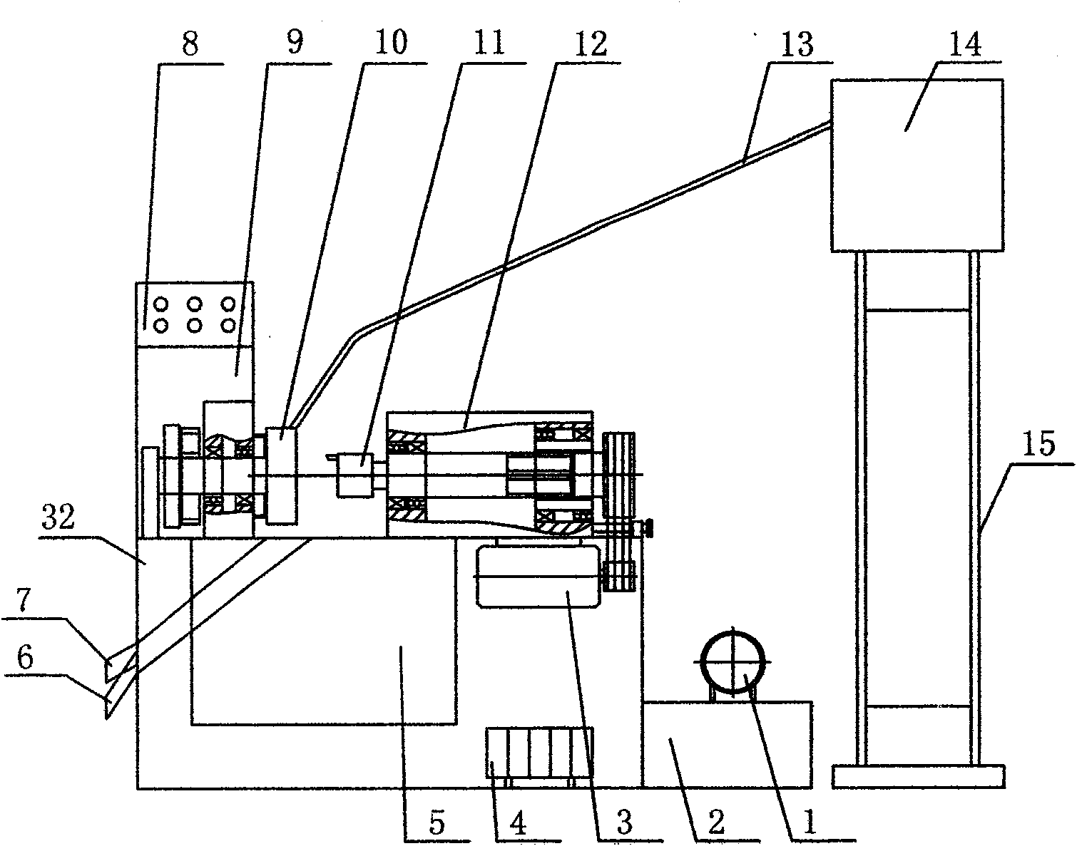 Fully automatic bolt chamfering machine