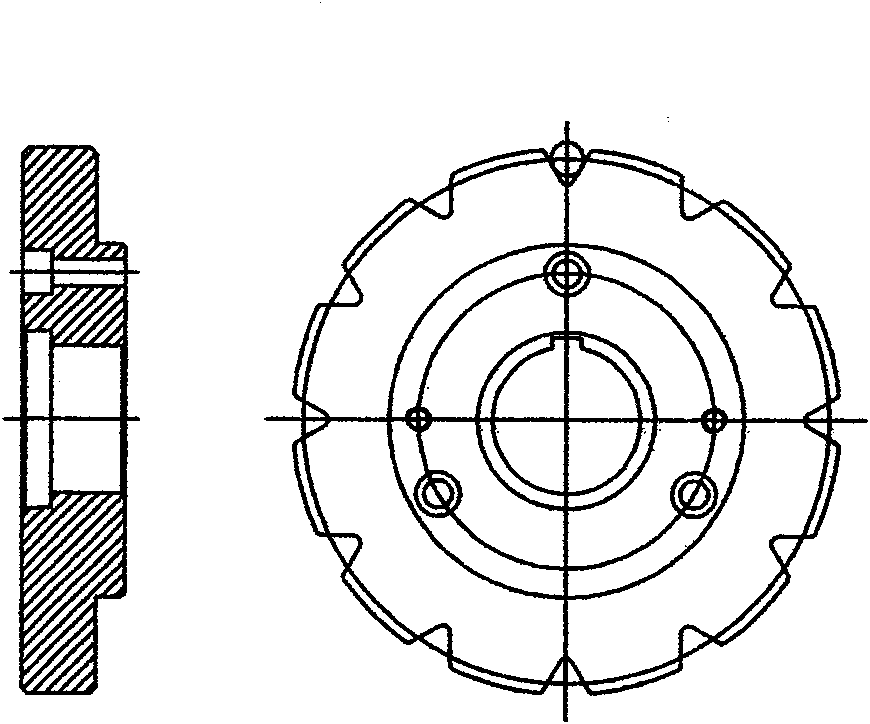 Fully automatic bolt chamfering machine