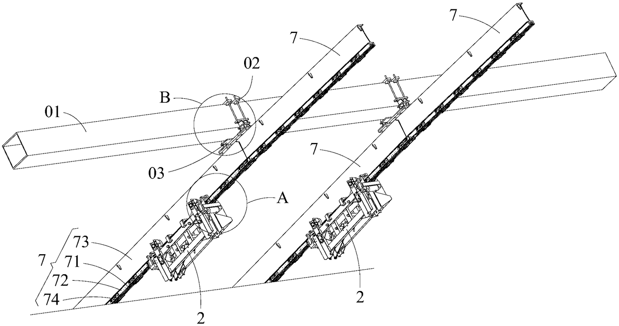 Novel chain track installation method