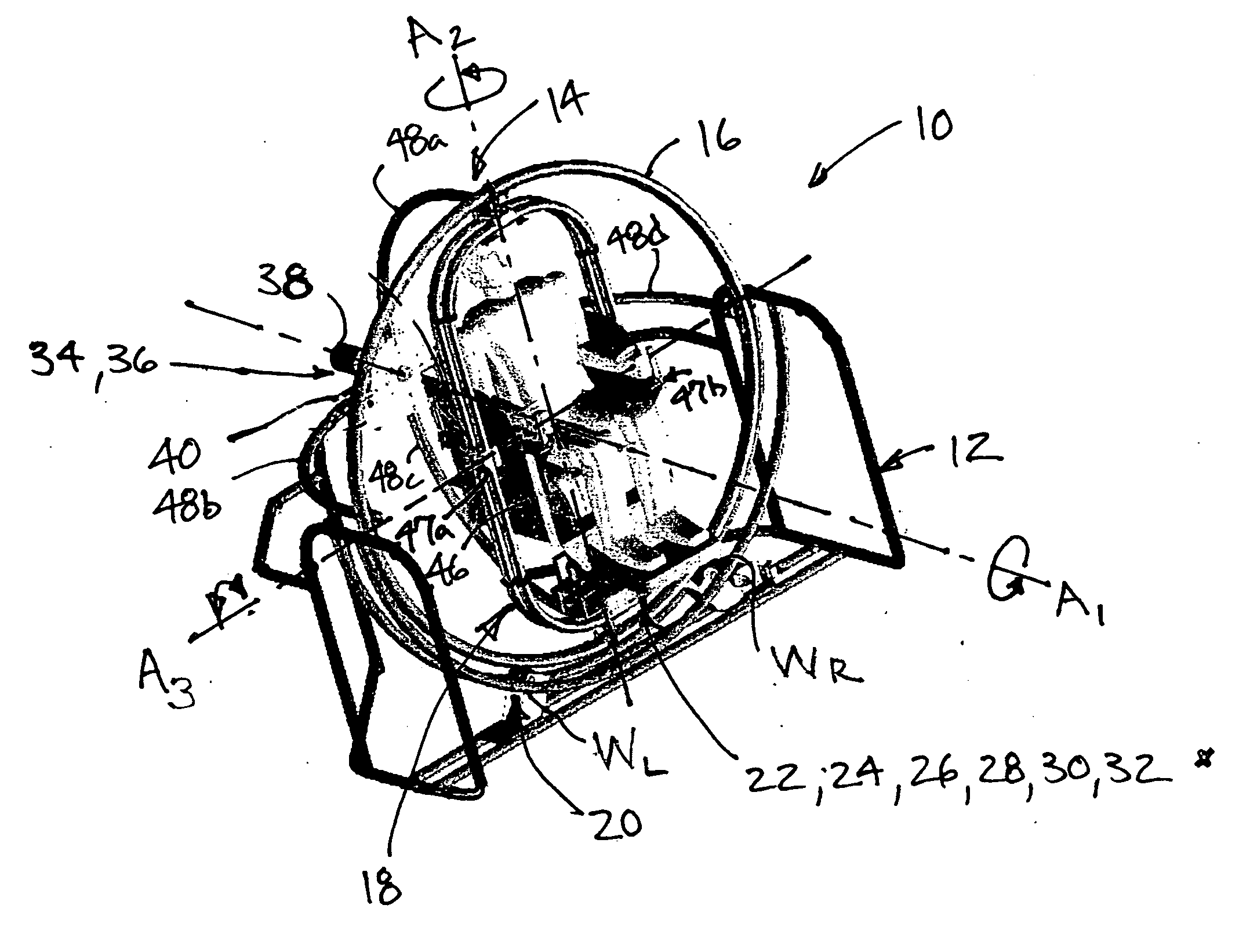 Hemispheroidal-truss spatial manipulator system and apparatus