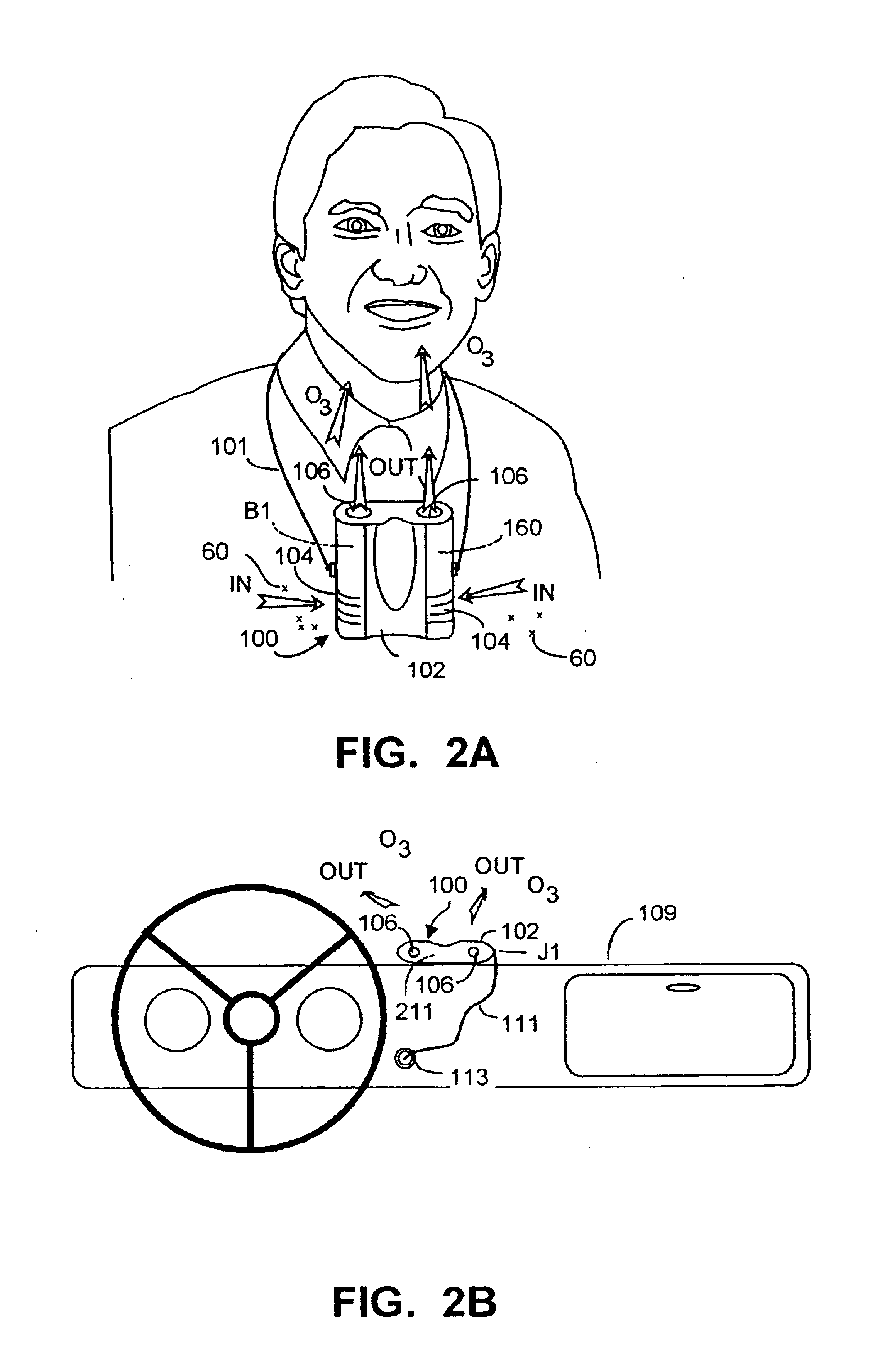 Personal electro-kinetic air transporter-conditioner