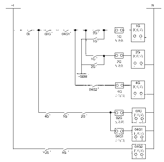 PLC-based (programmable logic controller-based) knife switch control method and system