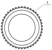 Production method of saloon car transmission combination gear ring