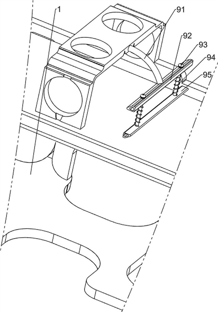 Automatic modified starch smearing device for corrugated paper production