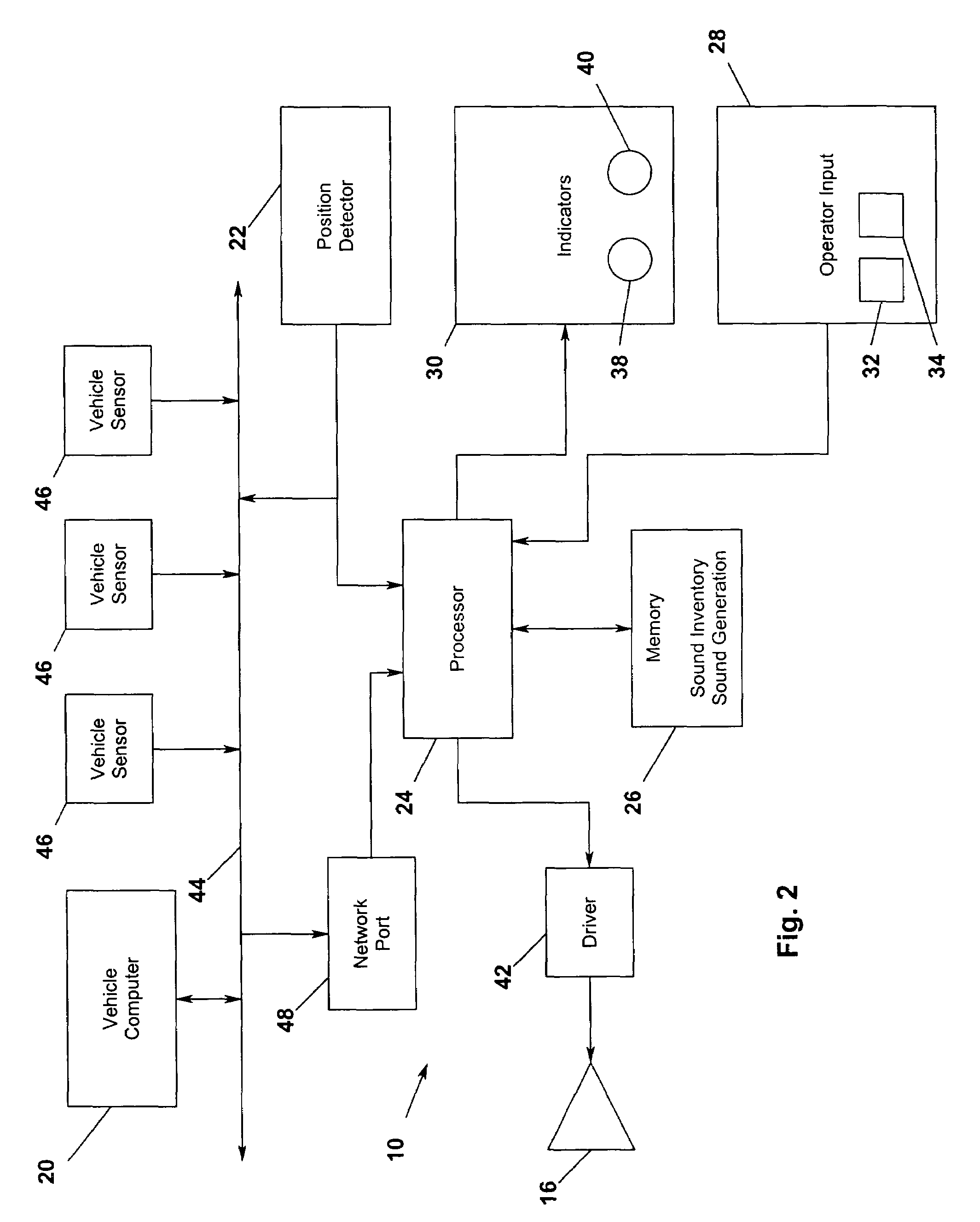 Vehicle mounted animal alerting device